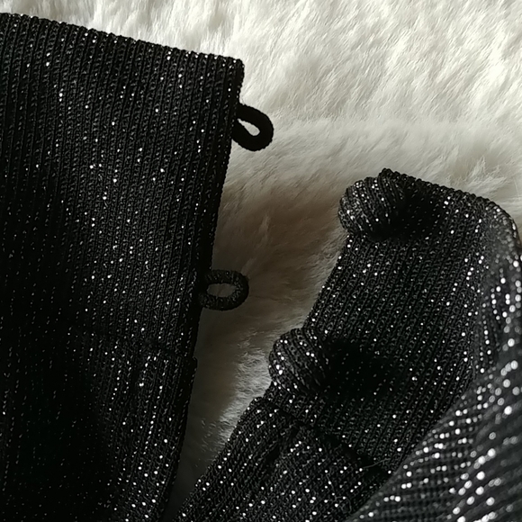 Vibrato metallic bodysuit black and silver Size S - Picture 5 of 7